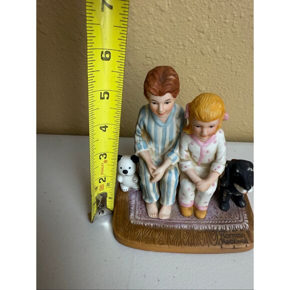 Norman Rockwell Santas Visit 1986 Limited Addition Fine Porcelain collectibles 6 - Picture 10 of 12